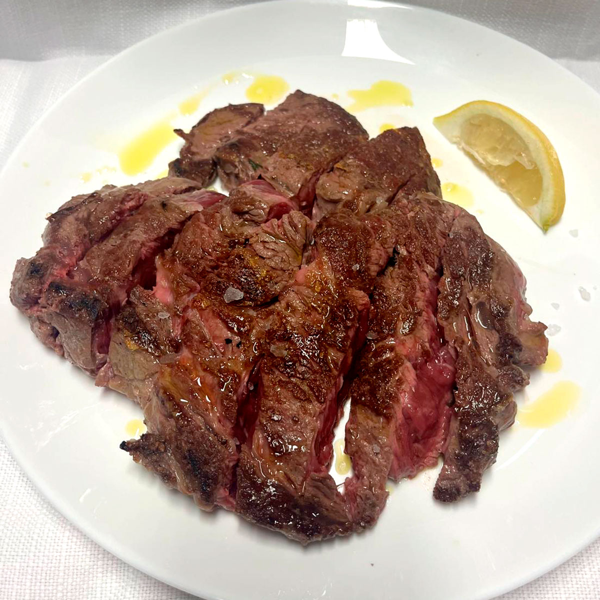 Tagliata di manzo alla piastra